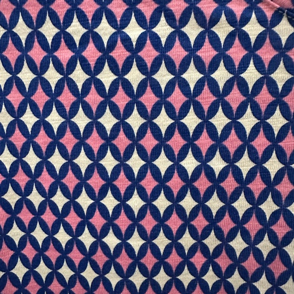 BODEN Diamond Pattern Scoop Neck 3/4 Sleeve 100% Cotton Nightgown size 10 NEW - Picture 3 of 10